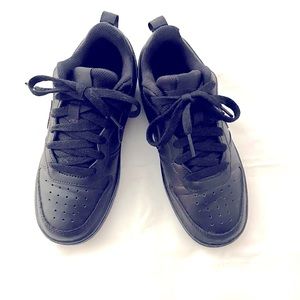 Kids Nike Air Force Ones- Black- size 3.5 US- Great condition